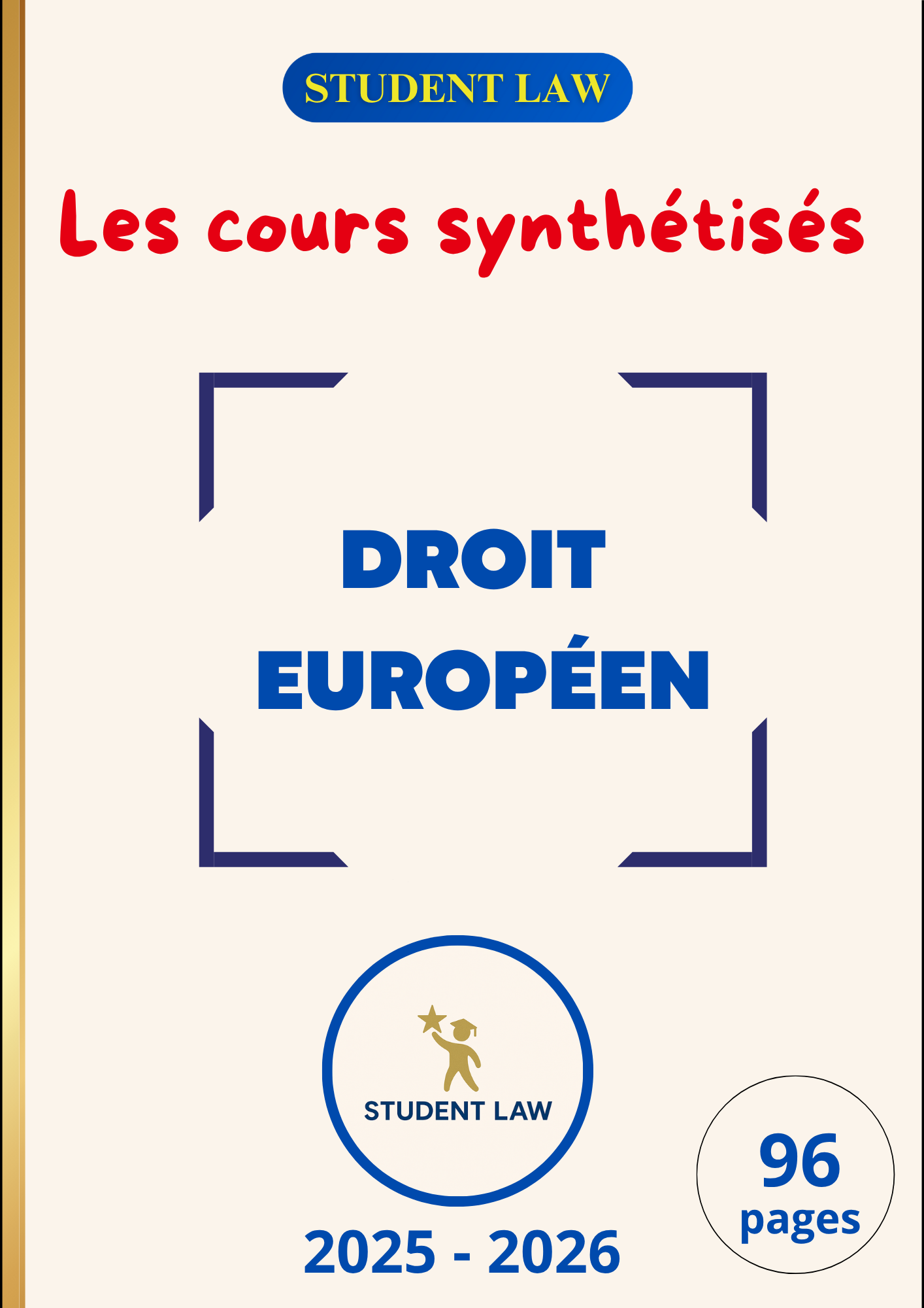Droit Européen S2 - Cours Synthétisé