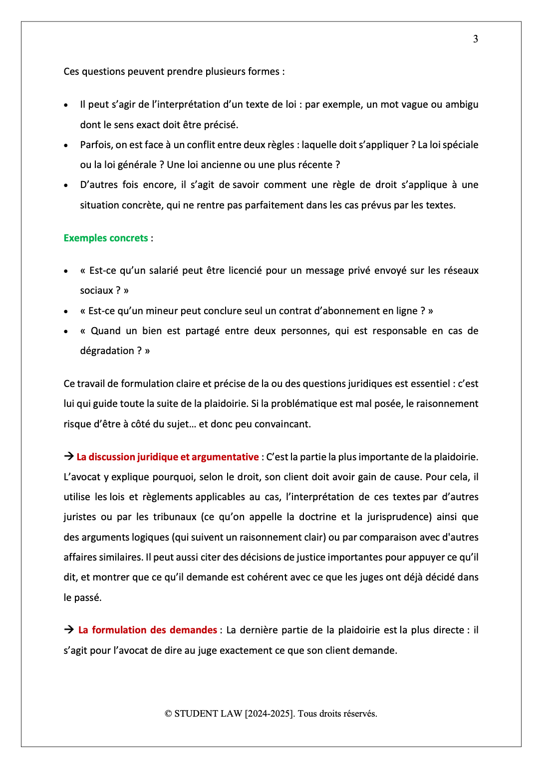 La plaidoirie juridique