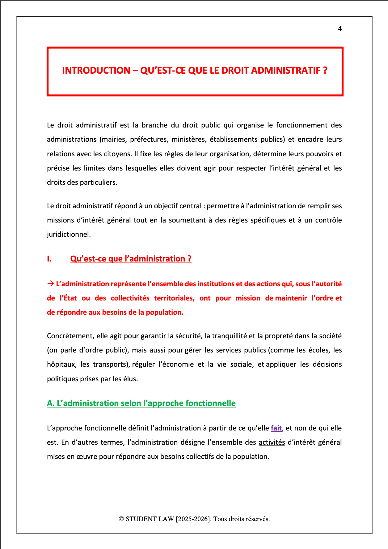 Droit Administratif - S3