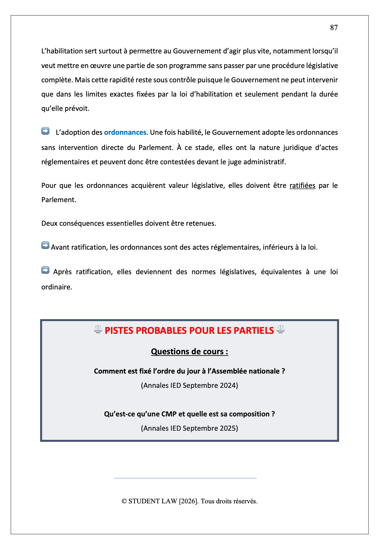 Droit Constitutionnel - S2 - Cours Synthétisé