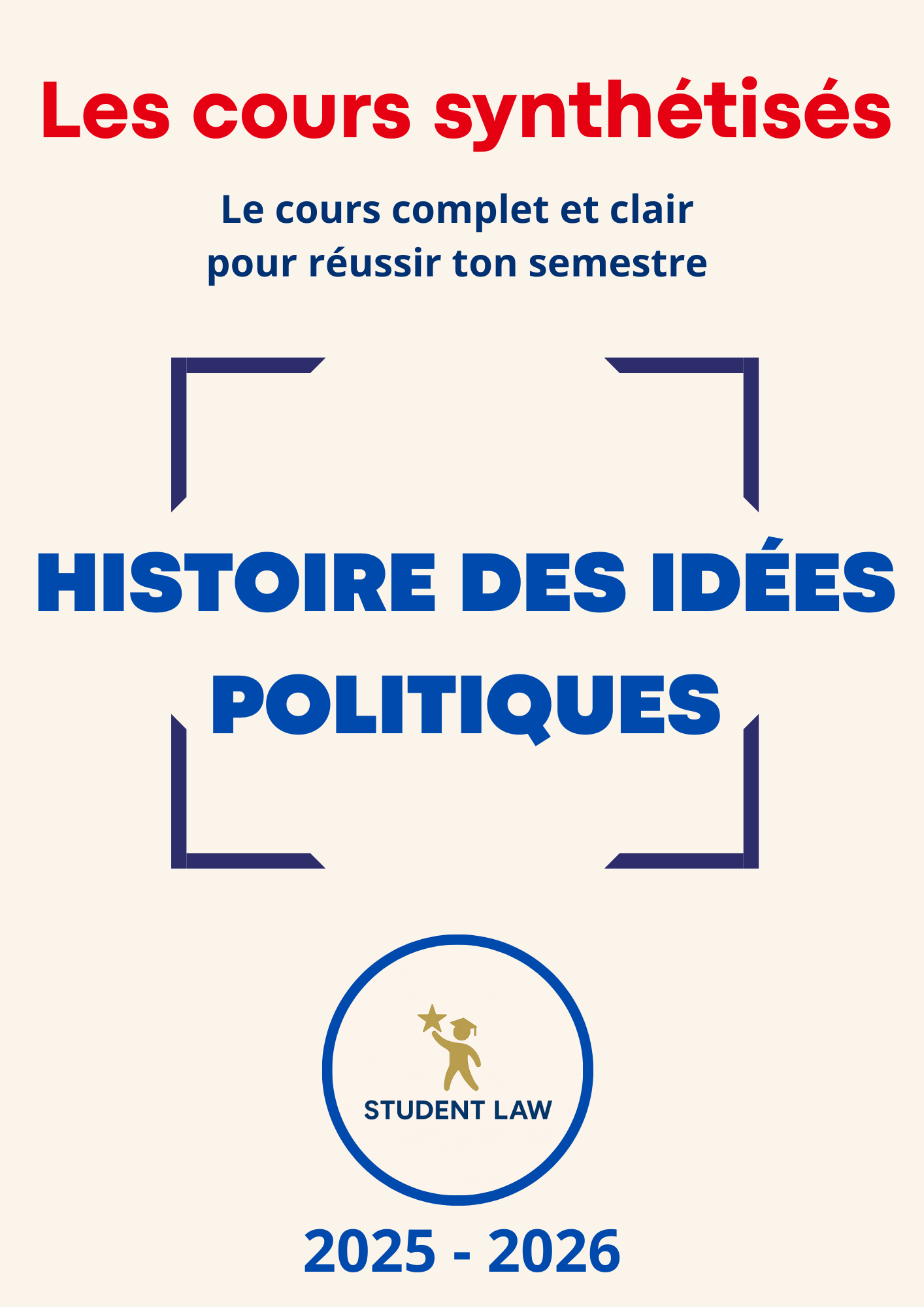 Histoire des Idées Politiques - Cours synthétisé