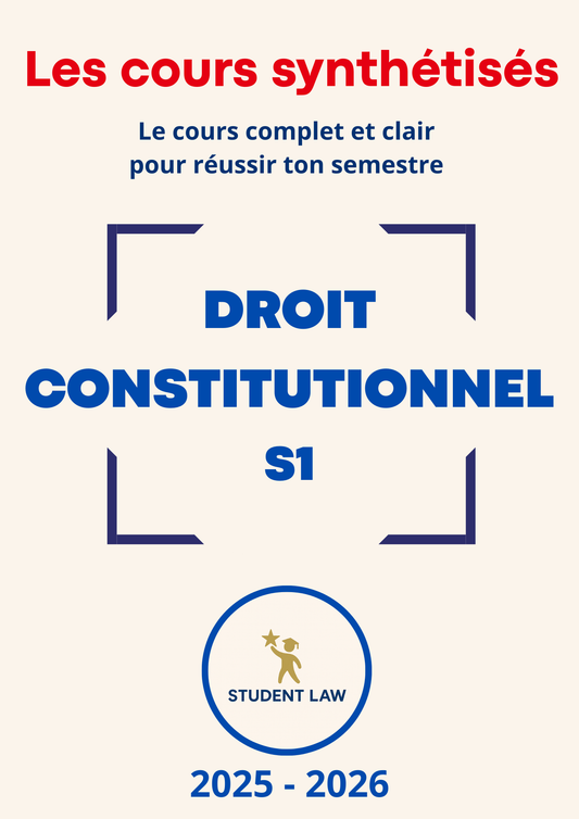 Droit Constitutionnel - S1
