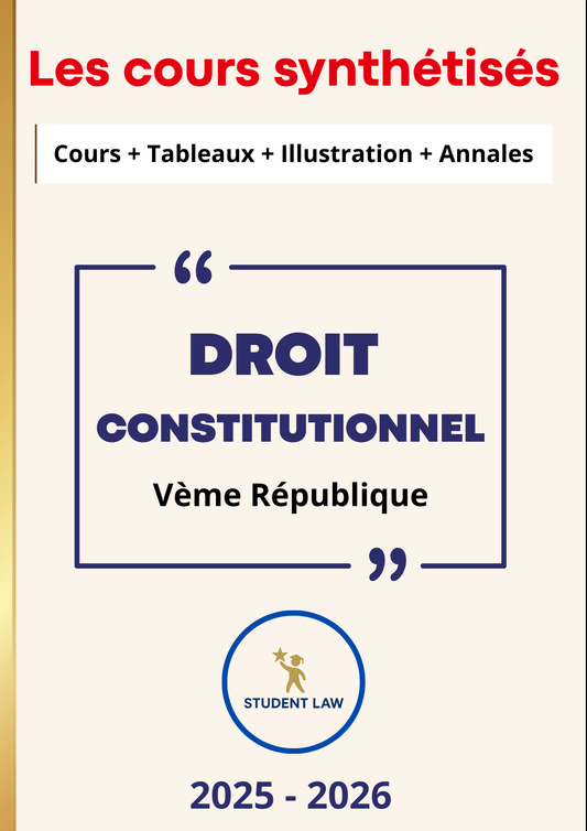 Droit Constitutionnel - S2 - Cours Synthétisé