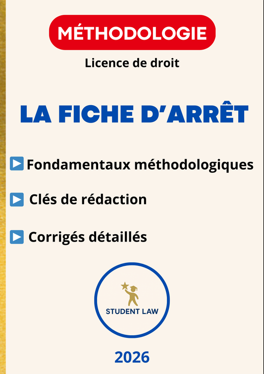 La Méthodologie de la fiche d’arrêt