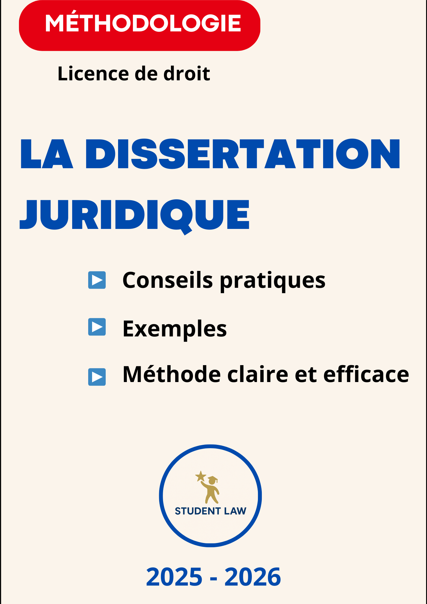 La Méthodologie de la dissertation juridique