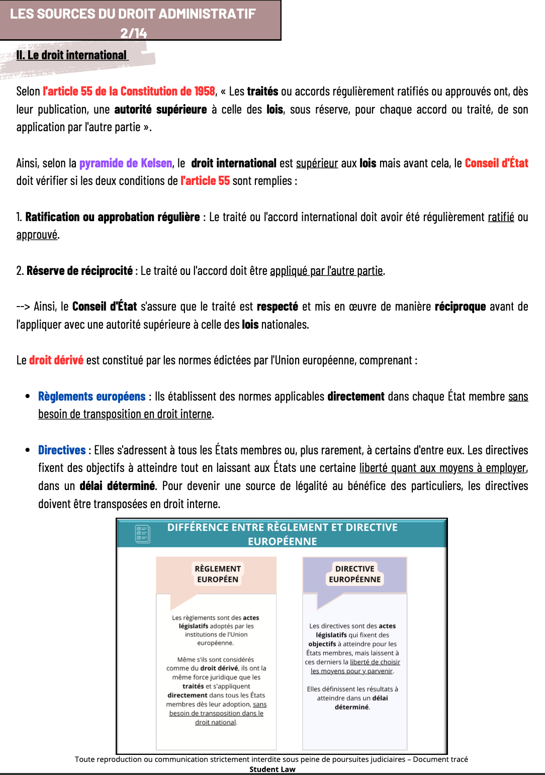 Droit Administratif - S3 - Cours synthétisé
