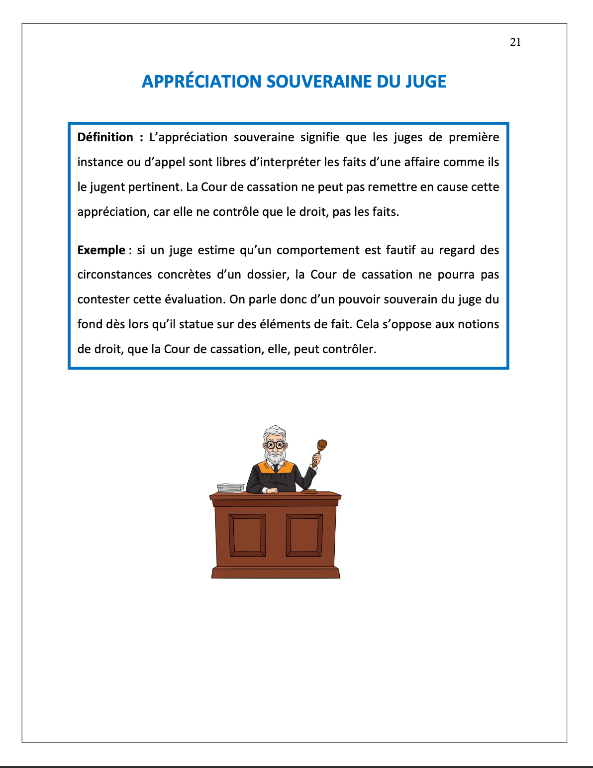 Le lexique du droit privé