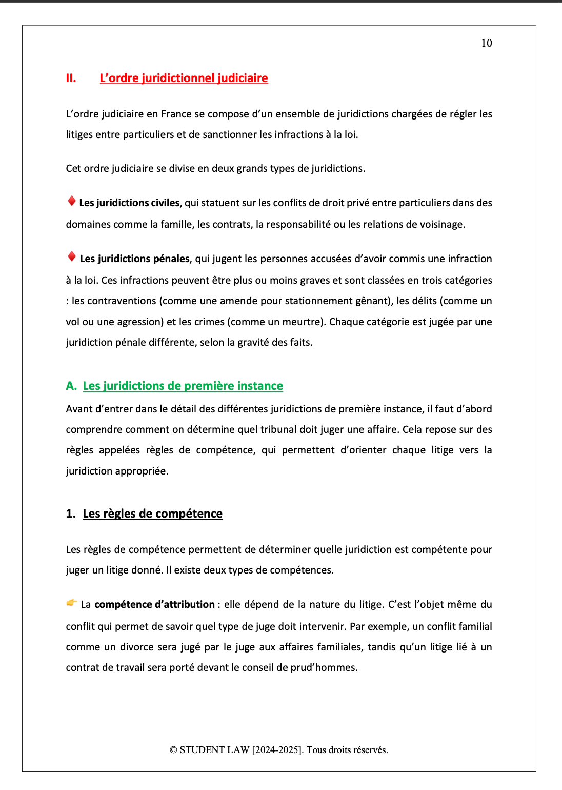 Introduction au Droit Privé - Cours synthétisé