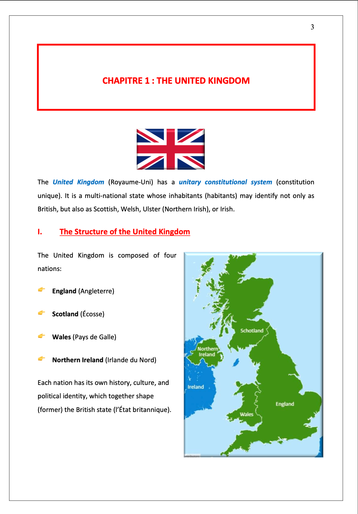 Anglais juridique - Cours synthétisé