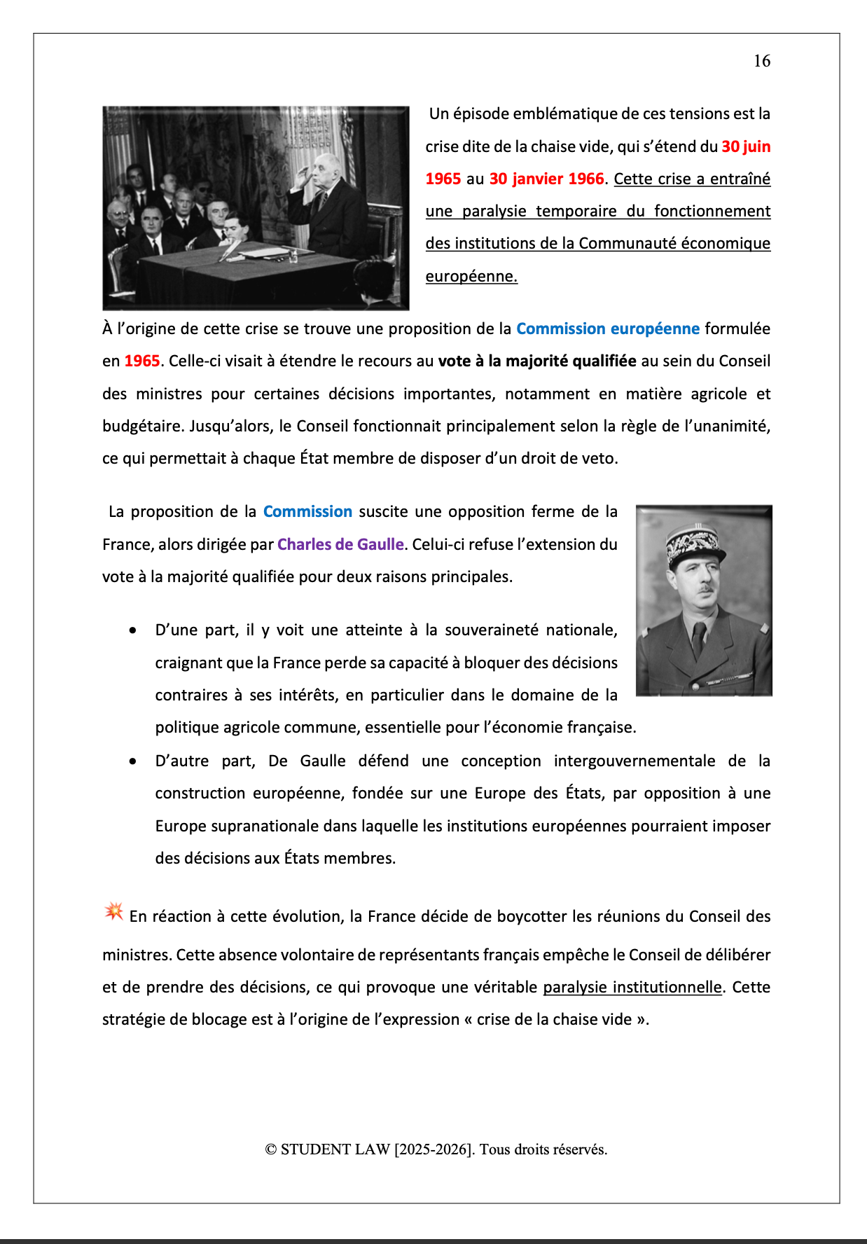 Droit Européen - Cours Synthétisé