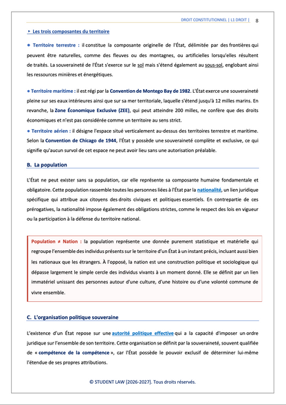 Intégral de révision - Droit Constitutionnel - S1 (2026)