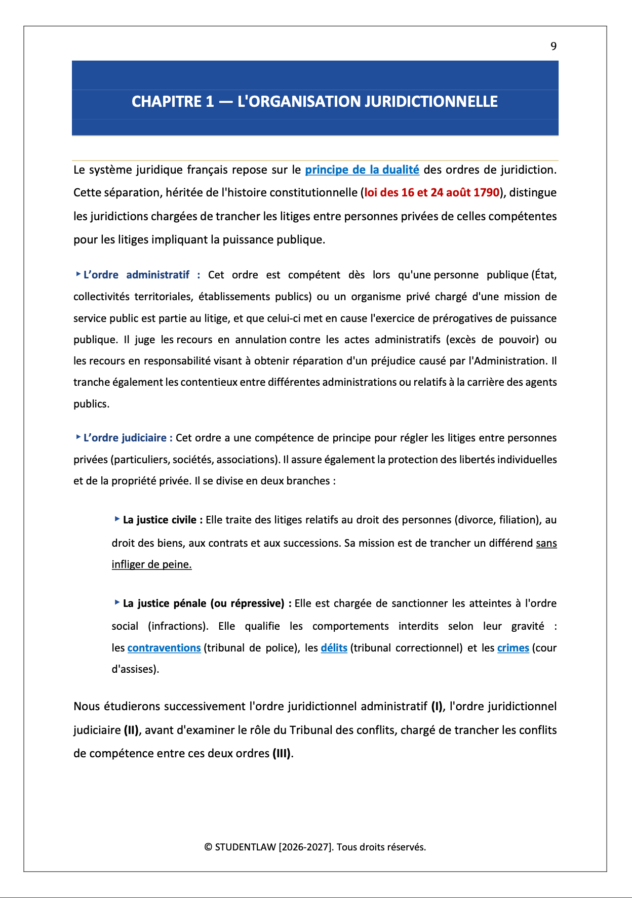 Intégral de révision - Introduction au Droit Privé (2026)