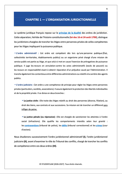 Intégral de révision - Introduction au Droit Privé (2026)