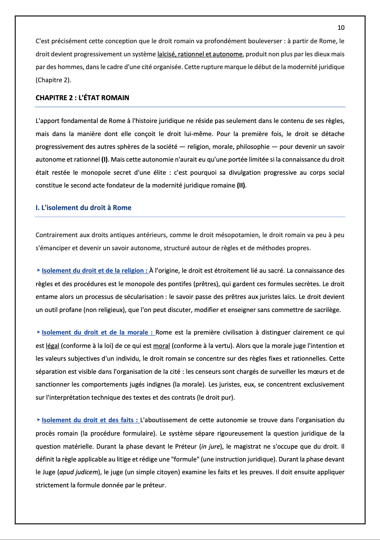 Intégral de révision - Introduction Historique au Droit (2026)
