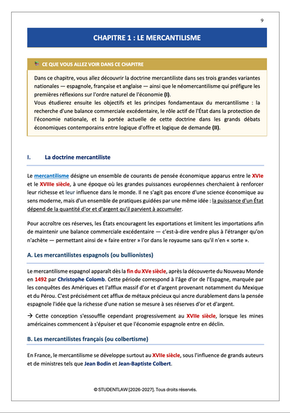 Intégral de révision - Sciences Économiques (2026)