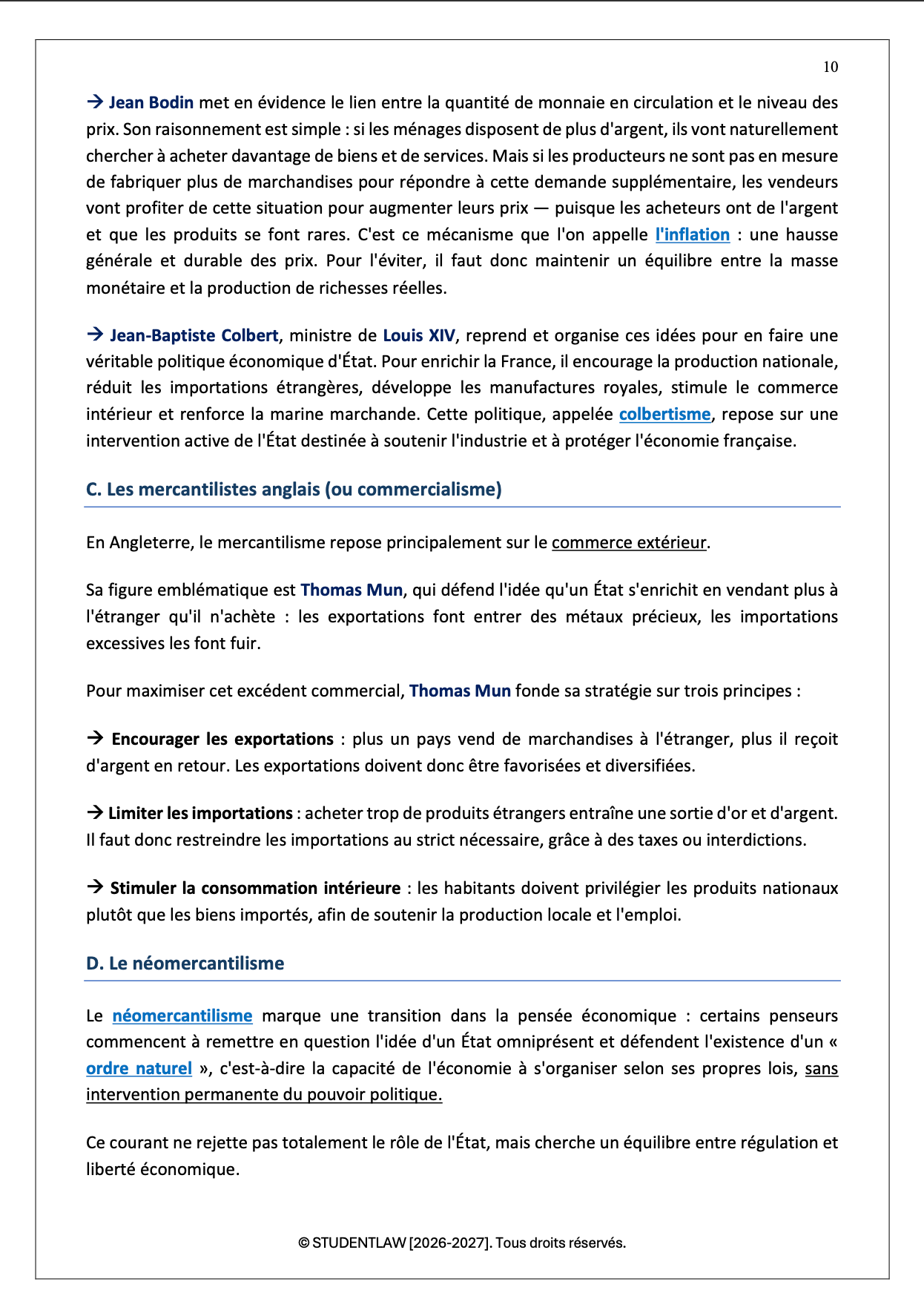 Intégral de révision - Sciences Économiques (2026)