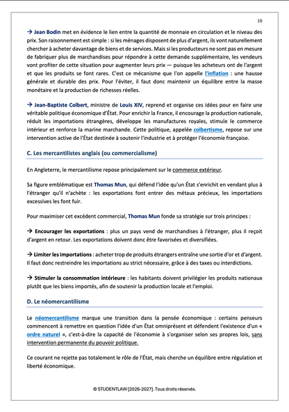 Intégral de révision - Sciences Économiques (2026)