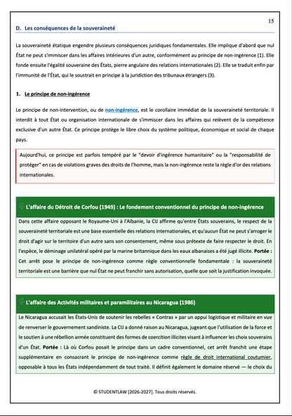 Intégral de révision - Relations internationales (2026)