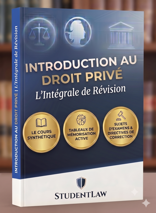 Intégral de révision - Introduction au Droit Privé (2026)