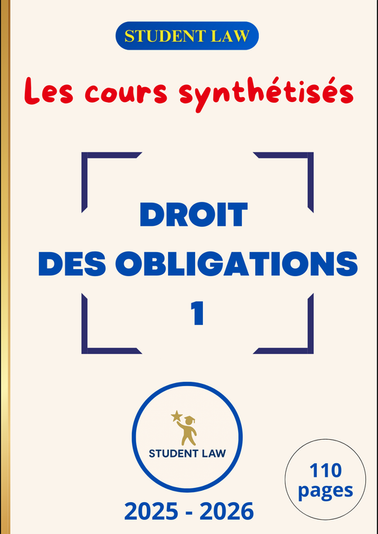 Droit des obligations - S3 - (Contrats)