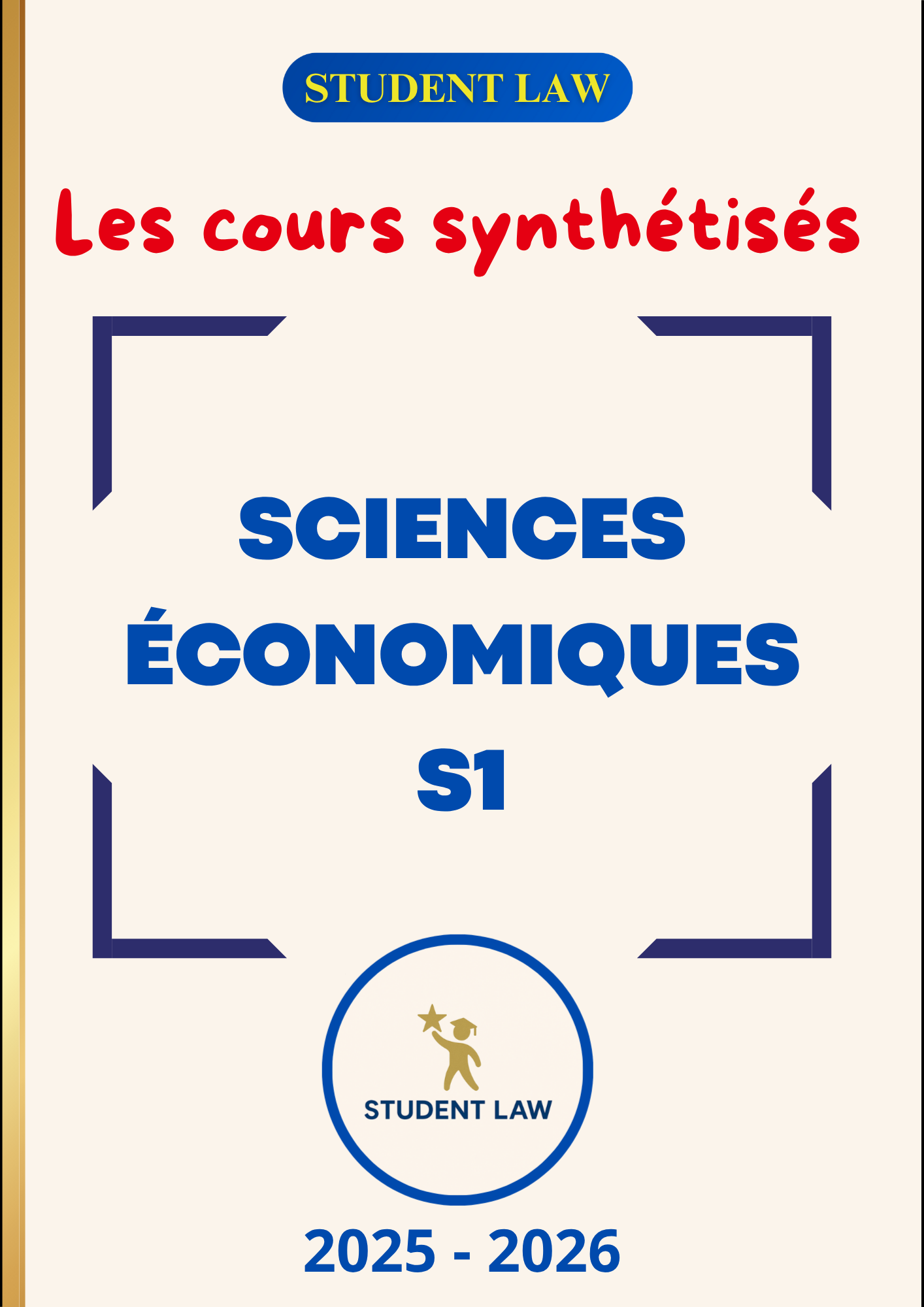 PACK S1 EXPERT - Cours + Méthodologie