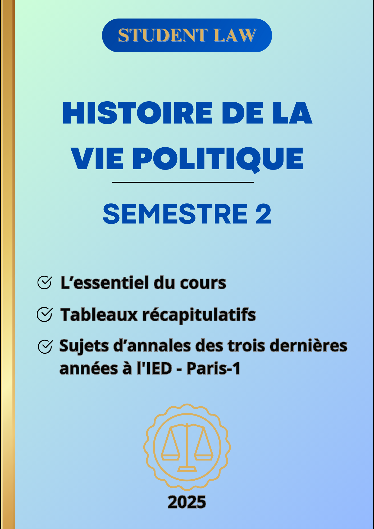 Histoire de la vie politique - Cours synthétisé