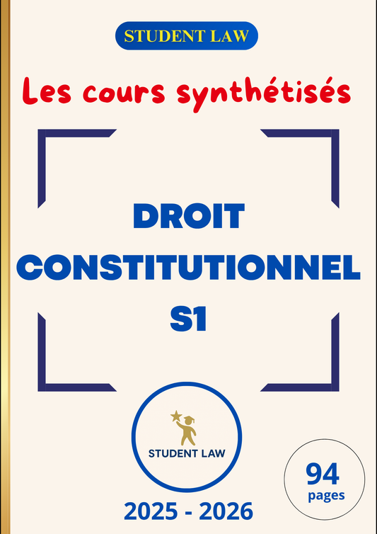 Droit Constitutionnel - S1